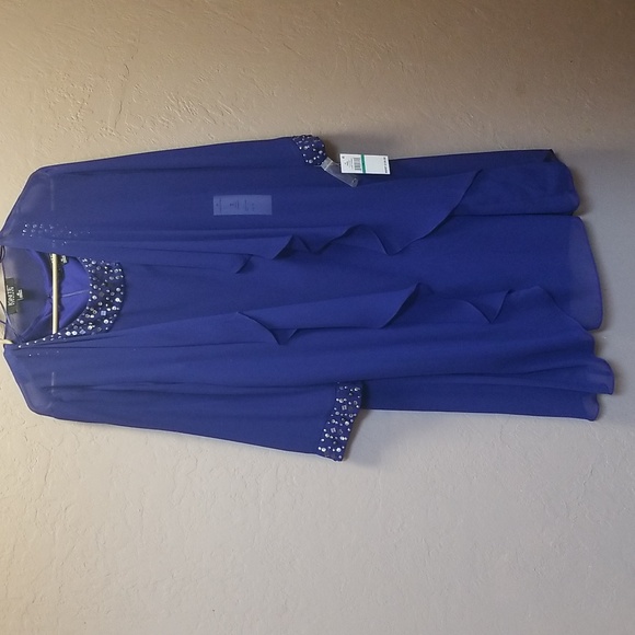 Ignite Evenings Dresses & Skirts - 💥60% OFF IGNITE EVENINGS💥 Sz 16, Iris Blue 2 pc.Formal, NWT, Rhinestones #2507